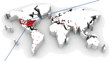 United Medical Instruments Customer Map